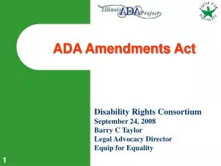 ADA Amendments Act