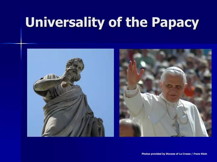 universality of the papacy