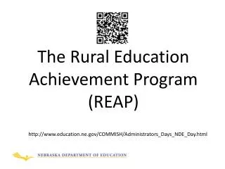 The Rural Education Achievement Program (REAP)