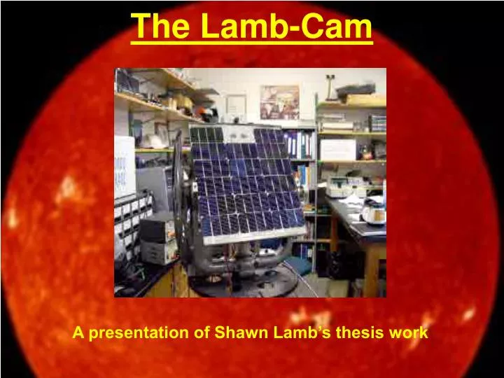 the lamb cam