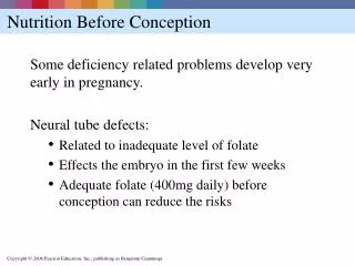 Nutrition Before Conception