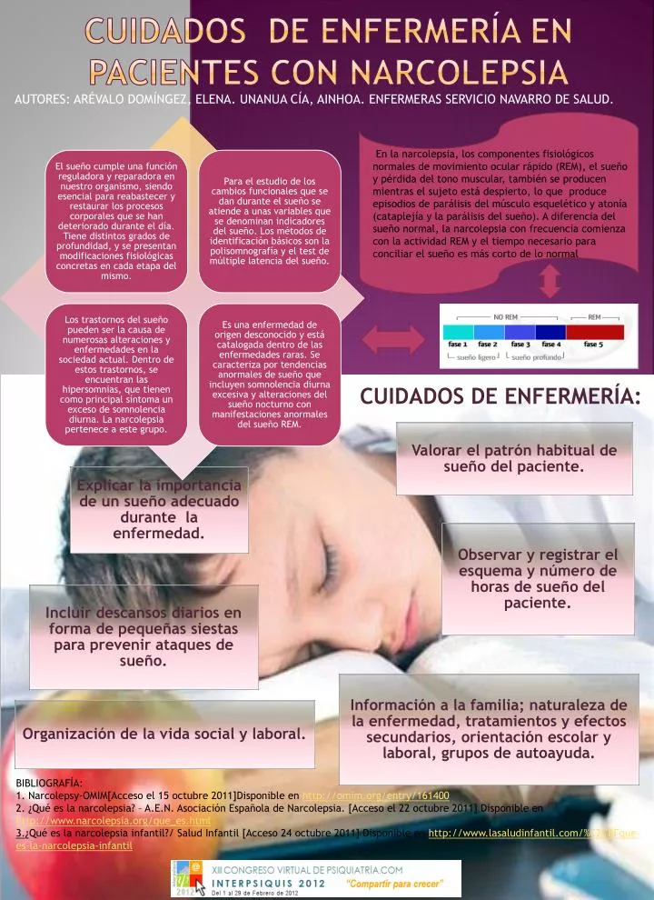 cuidados de enfermer a en pacientes con narcolepsia