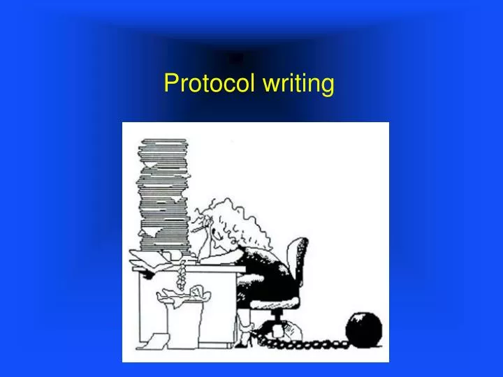 protocol writing