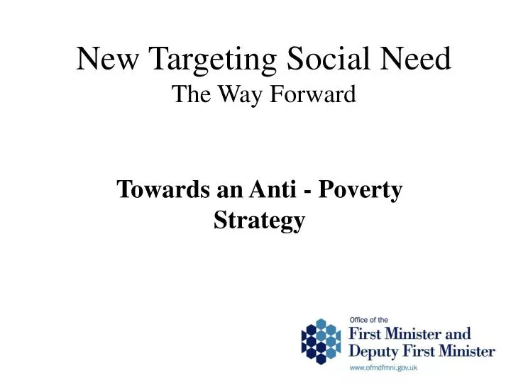 new targeting social need the way forward