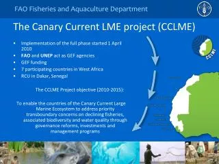 The Canary Current LME project (CCLME)