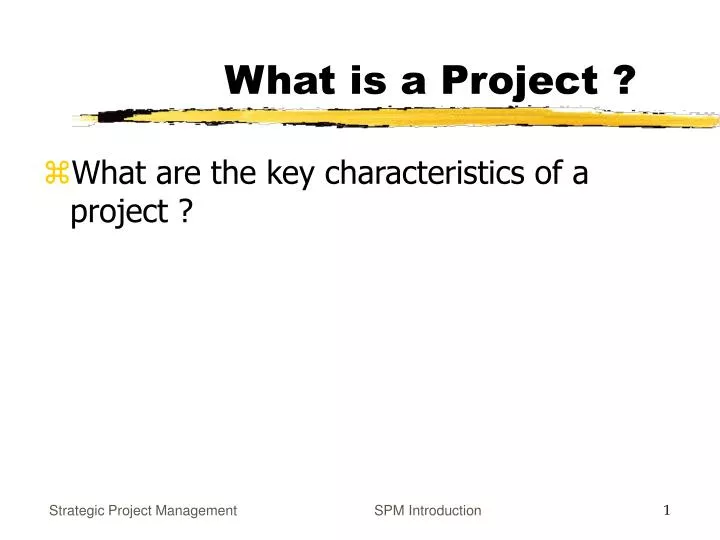 what is a project