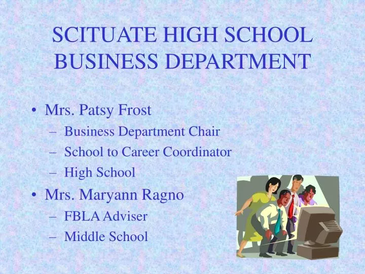 scituate high school business department