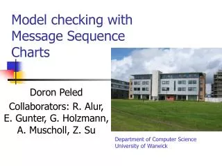 Model checking with Message Sequence Charts