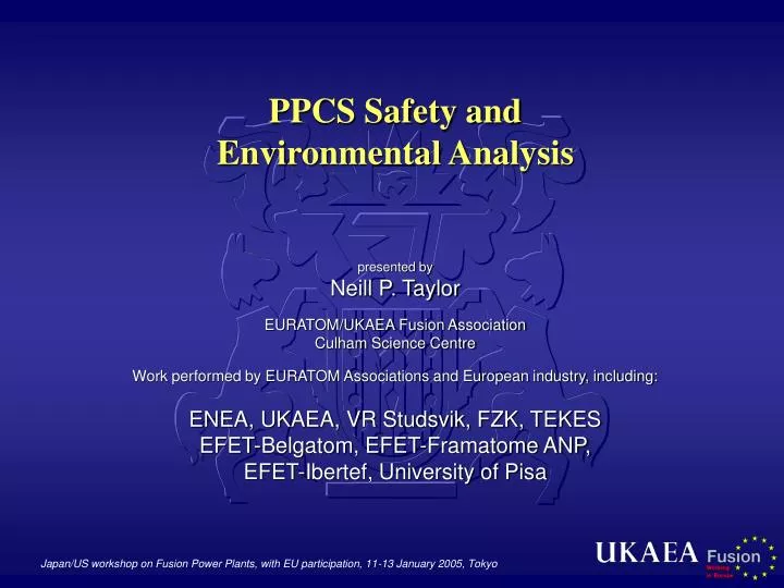 ppcs safety and environmental analysis
