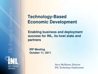 Technology-Based Economic Development