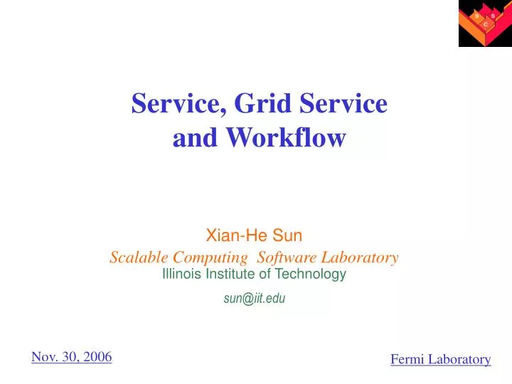 service grid service and workflow