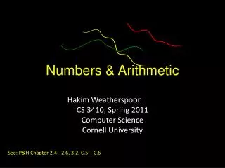Numbers &amp; Arithmetic