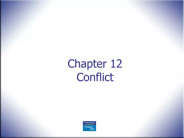chapter 12 conflict