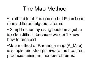 The Map Method