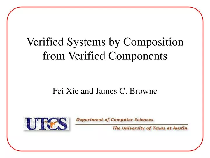 verified systems by composition from verified components