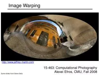 Image Warping