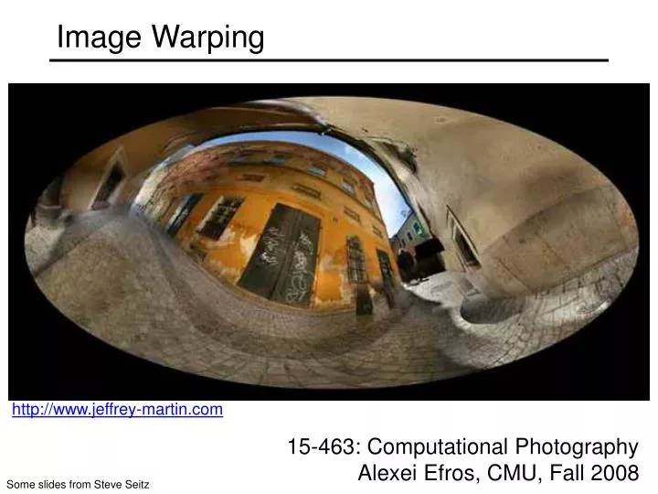 image warping