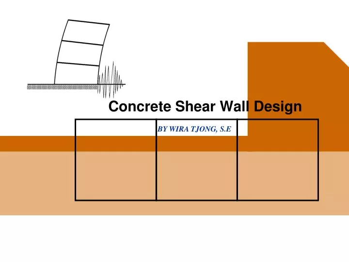 concrete shear wall design