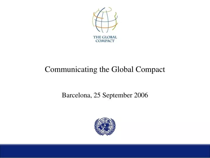 communicating the global compact