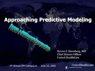 Approaching Predictive Modeling
