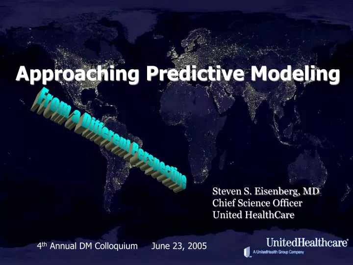 approaching predictive modeling