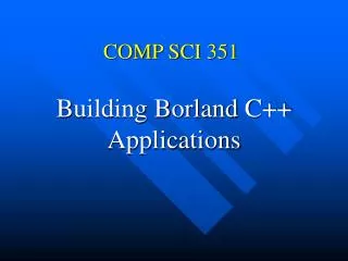 COMP SCI 351