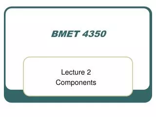 BMET 4350