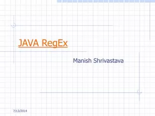 JAVA RegEx