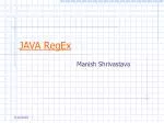 JAVA RegEx - slide 1
