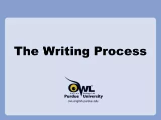 The Writing Process