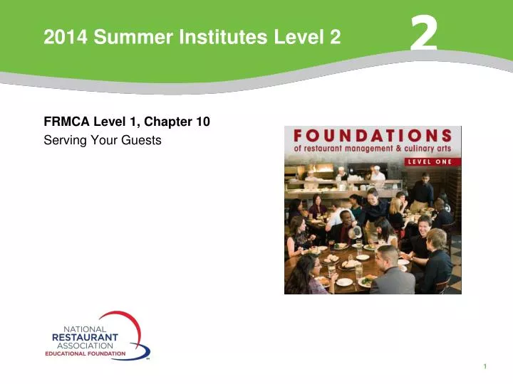 2014 summer institutes level 2