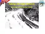 Taking the High Ground: Personal safety during a flood - slide 1