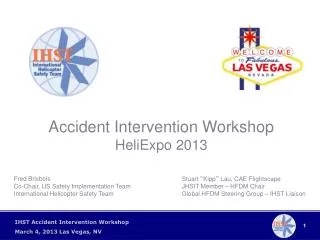 Accident Intervention Workshop HeliExpo 2013