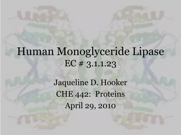 human monoglyceride lipase ec 3 1 1 23