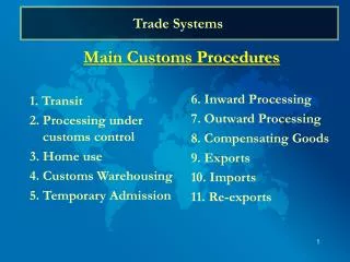 Trade Systems