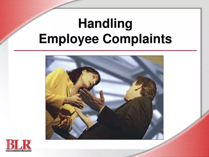 handling employee complaints