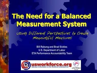 The Need for a Balanced Measurement System