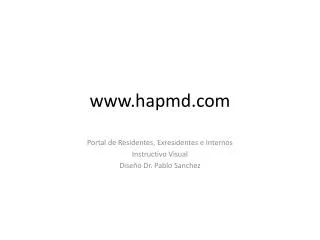 www hapmd com