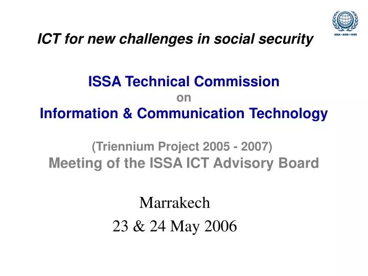 ict for new challenges in social security