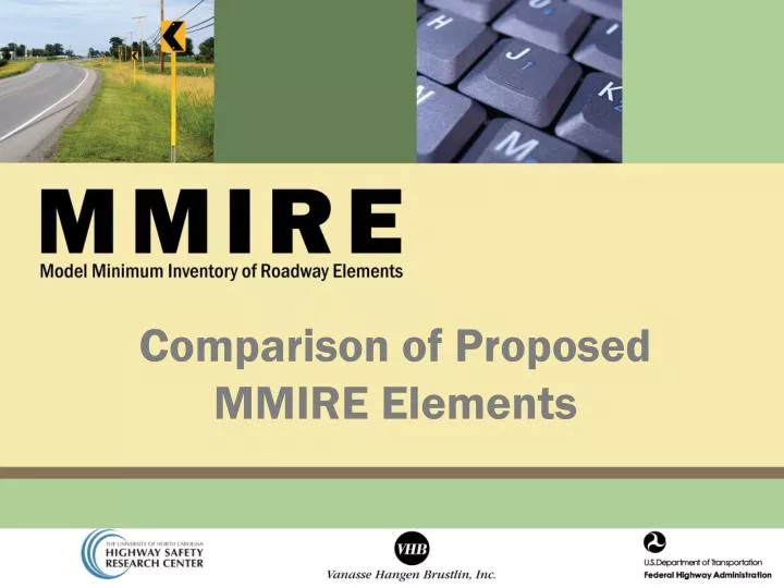 comparison of proposed mmire elements