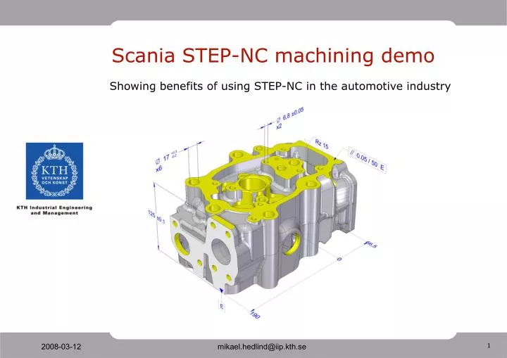 scania step nc machining demo