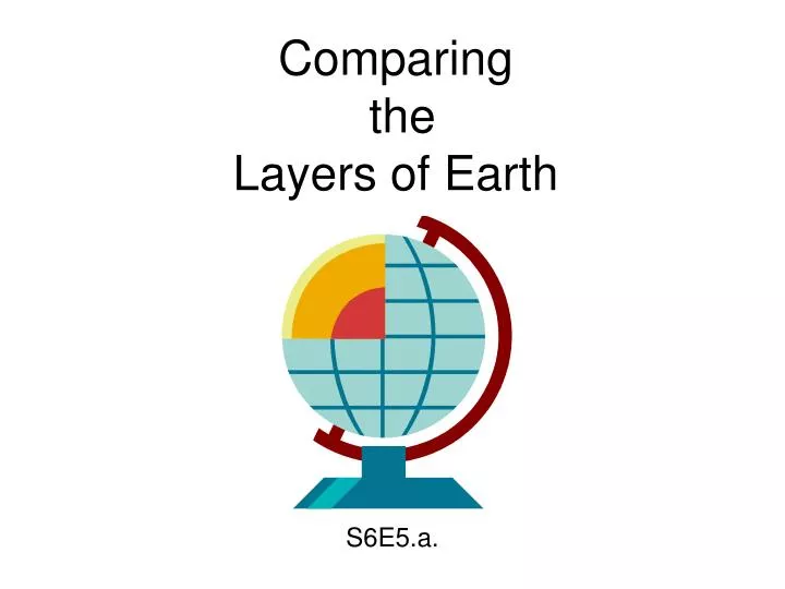 comparing the layers of earth