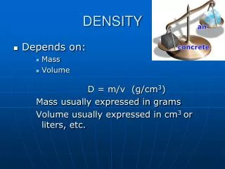 DENSITY