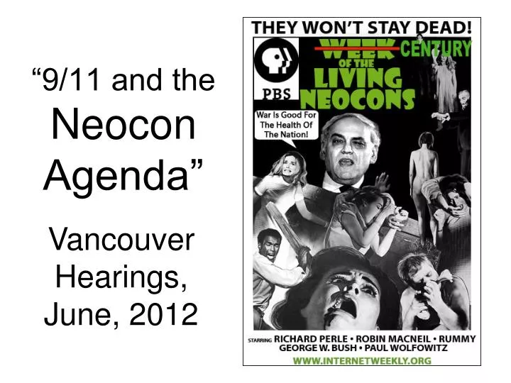 9 11 and the neocon agenda