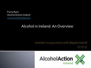 seminar in conjunction with D epaul Ireland 13.03.13