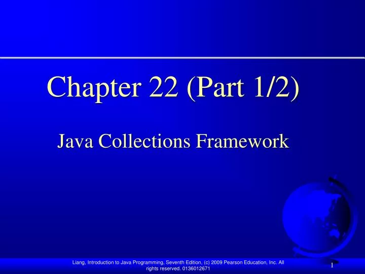 chapter 22 part 1 2 java collections framework