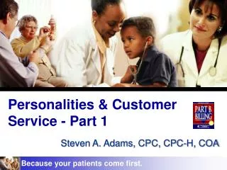 Personalities &amp; Customer Service - Part 1