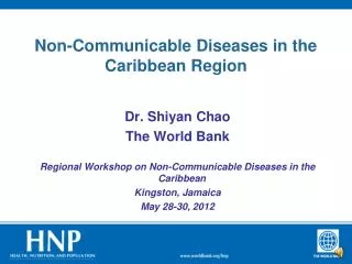 Non-Communicable Diseases in the Caribbean Region