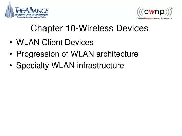 chapter 10 wireless devices