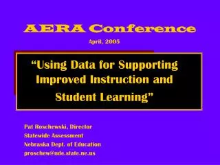 AERA Conference